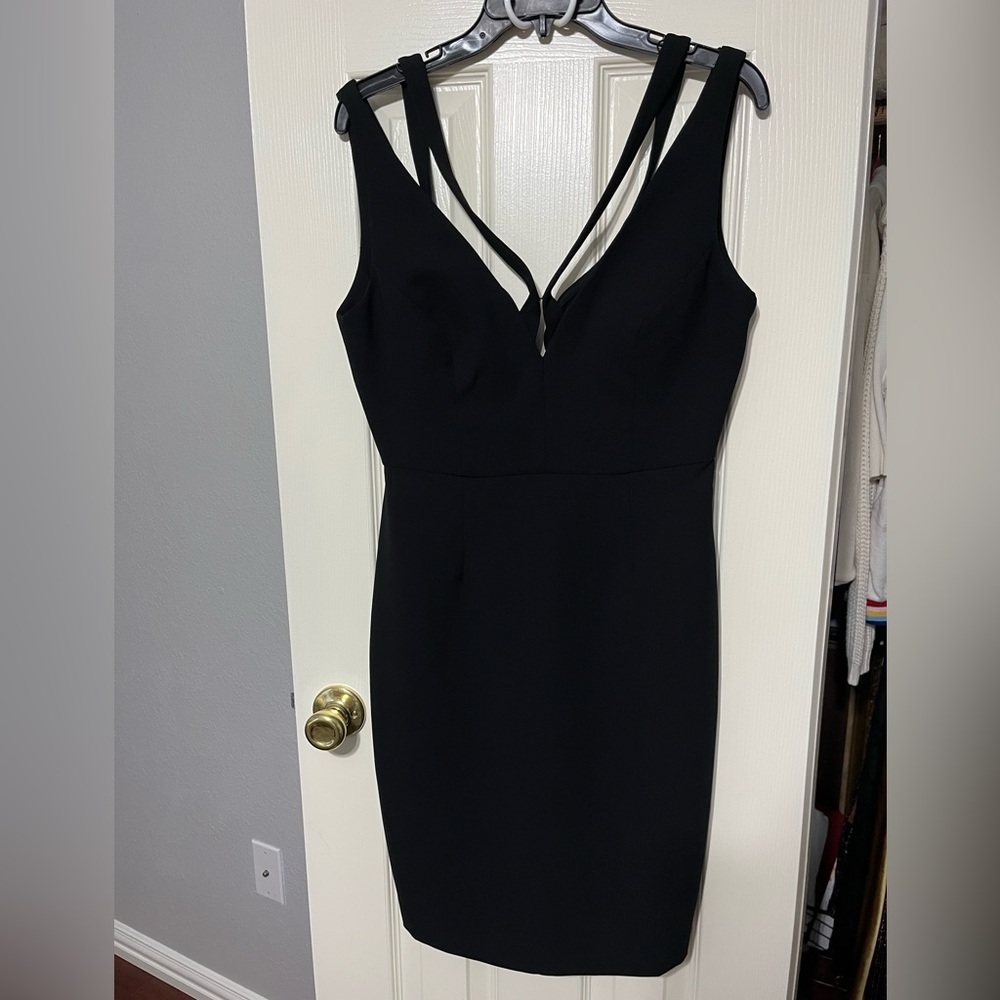 Calvin Klein Black Strappy Mini Dress
